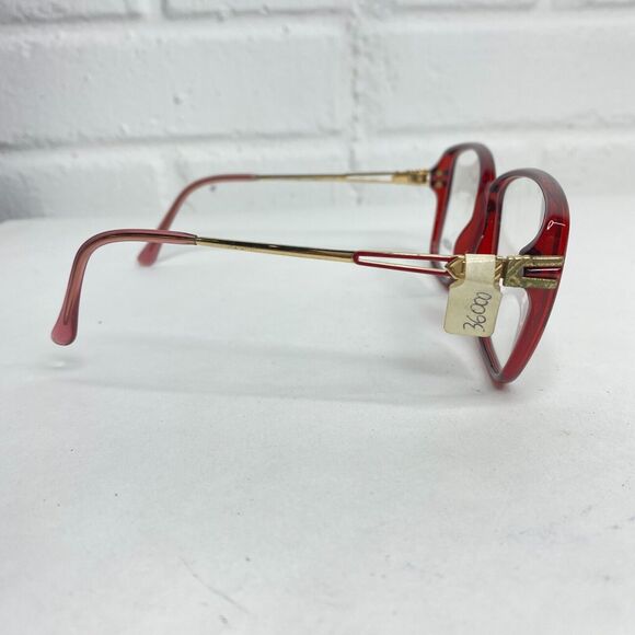 Elizabeth Arden EA-615-3 Red Square Full Rim Eyeglasses Frames A3 H2057 - Picture 5 of 9
